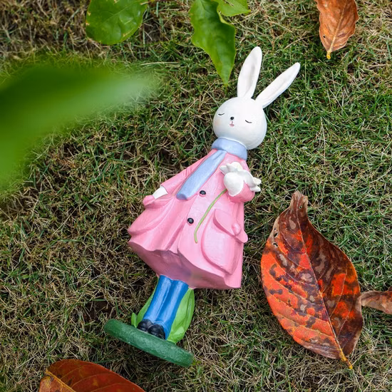 Easter Ceramic Craft Decorations Bunny Creative Rabbit Furnishing Porcelainous Mugs Decor